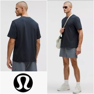 LULULEMON Zeroed In Short-Sleeve Shirt True Navy Size Small